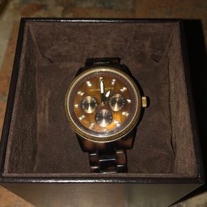 Michael Kors Women's Tortoise Chronograph Watch